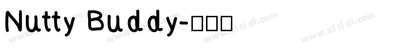 Nutty Buddy字体转换